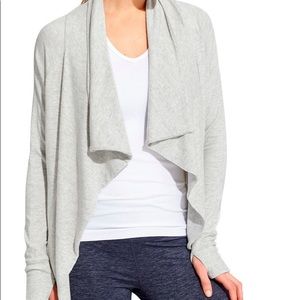 Athleta Studio wrap (grey)